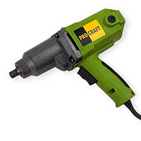 Гайковерт електричний 220В, 1/2", 450Нм, 4 насадки 17,19,21,22мм (кейс) Procraft