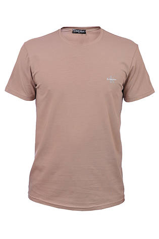 Футболка чоловіча Calvin Klein 25-302-14 кава з молоком, фото 1