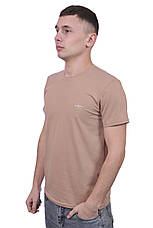 Футболка чоловіча Calvin Klein 25-302-14 кава з молоком, фото 4