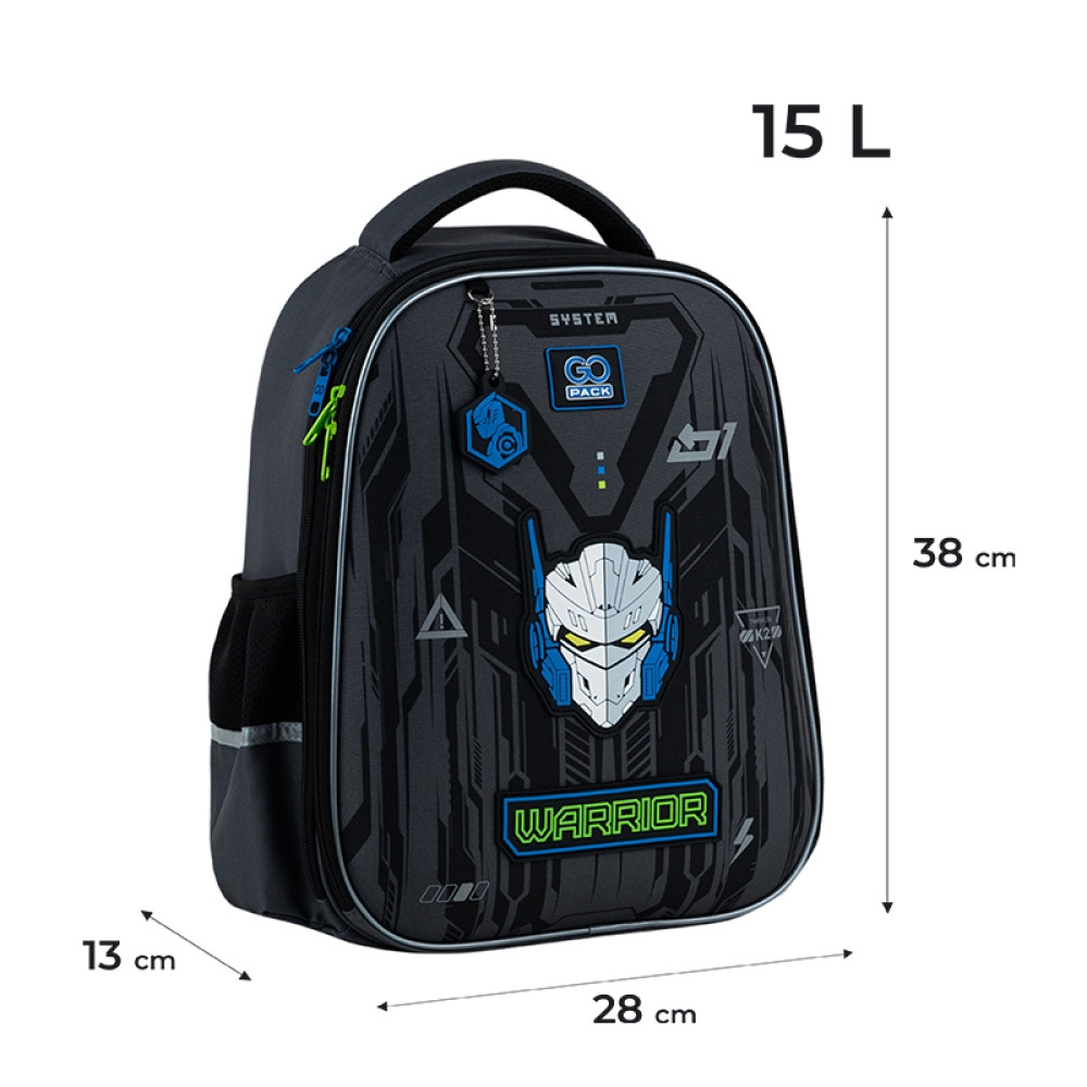 Рюкзак GoPack Education напівкаркасний Warrior GO25-165M-6