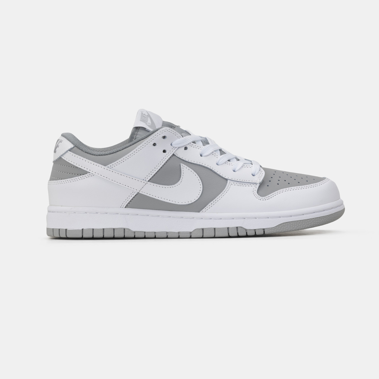 Кросівки Nike SB Dunk Low Grey White / Найк СБ Данк Низькі Сірі з Білим