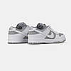 Кросівки Nike SB Dunk Low Grey White / Найк СБ Данк Низькі Сірі з Білим, фото 9