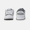 Кросівки Nike SB Dunk Low Grey White / Найк СБ Данк Низькі Сірі з Білим, фото 10
