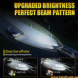 2шт Автолампи H7 2 CSP LED 6500К автолампи світлодіодні автолампи авто лед лампи авто лампа лед світлодіодна птф дхо лед led drl, фото 2