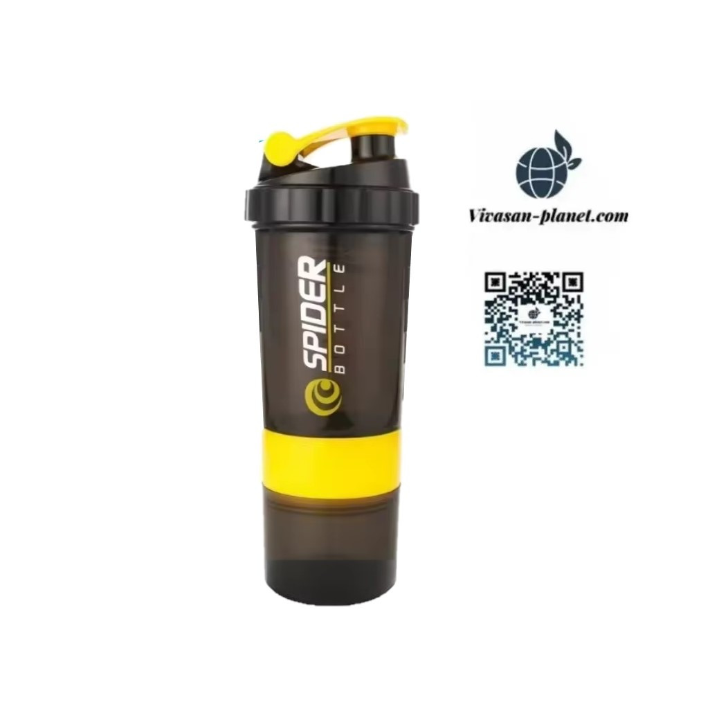 Шейкер спортивний SPIDER на 2 відсіки, фото 1