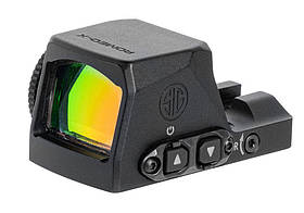 Приціл коліматорний SIG SAUER ROMEO-X PRO, 2 MOA Red Dot, Колір: Black, SORH1000