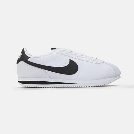 Кросівки Nike Cortez White Black / Найк Кортез Білі з Чорним, фото 1