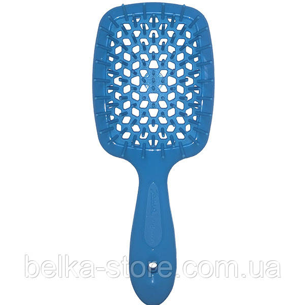 Міні-щітка для волосся Janeke Small Superbrush (синя), фото 1