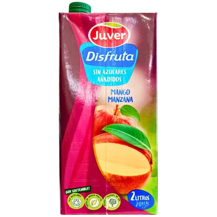 Сік Juver Disfruta манго та яблуко 2 л, фото 1