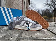 Кросівки унісекс Adidas Campus 00s Grey сірі, фото 3