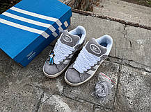 Кросівки унісекс Adidas Campus 00s Grey сірі, фото 6