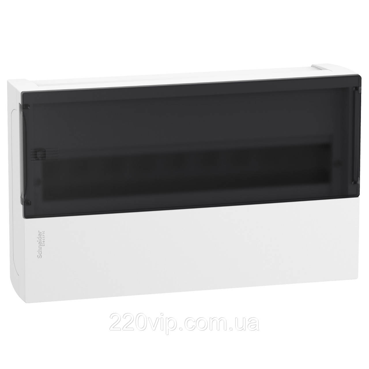 Щит Schneider-Electric Mini Pragma 18 модулі НАВІСНОЇ прозора дв MIP12118S бокс Шнайдер для автоматів шафа
