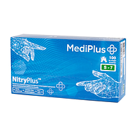 Рукавички MediPlus S Сині 100 шт.