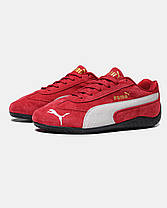 Жіночі Кросівки Puma Speedcat OG Red White / Пума Спідкат ОГ Червоні з Білим, фото 6