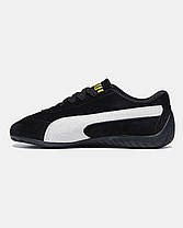 Жіночі Кросівки Puma Speedcat OG Black White / Пума Спідкат ОГ Чорні з Білим, фото 5