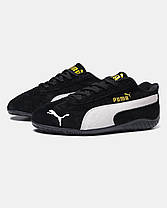 Жіночі Кросівки Puma Speedcat OG Black White / Пума Спідкат ОГ Чорні з Білим, фото 6