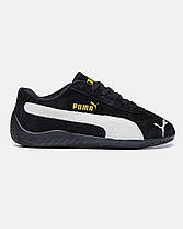 Жіночі Кросівки Puma Speedcat OG Black White / Пума Спідкат ОГ Чорні з Білим, фото 3