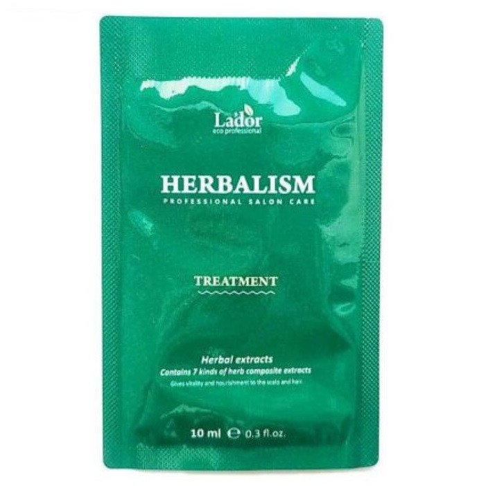Шампунь для волосся заспокійливий La'dor Herbalism Shampoo Pouch пробник 10 мл