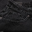 Чоловічі джинсові шорти John Lucca антрацит вільний крій, фото 5