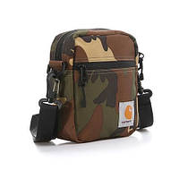 Сумка крос-боді в камуфляжі (мультикам) Carhartt – месенджер через плече