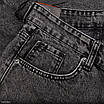 Чоловічі джинсові шорти John Lucca темно-сірі вільний крій, фото 5