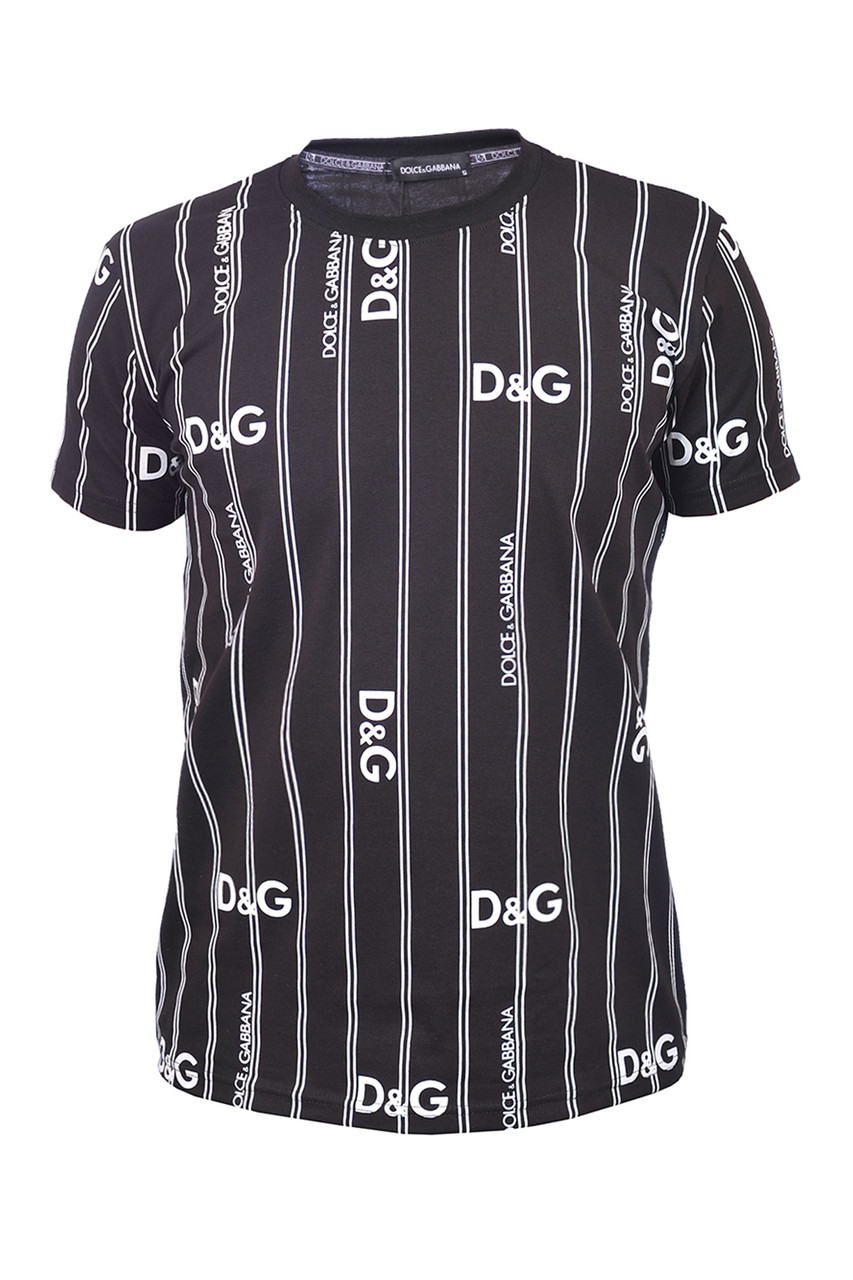 Футболка чоловіча Dolce & Gabbana 25-25Y-4004 чорна