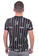 Футболка чоловіча Dolce & Gabbana 25-25Y-4004 чорна, фото 5