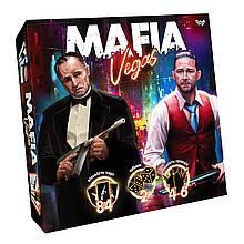 Настільна гра "MAFIA Vegas" українською мовою (4-6 гравців) 18,5х18,5х4 см (Мафія)  8+ (IGR24)