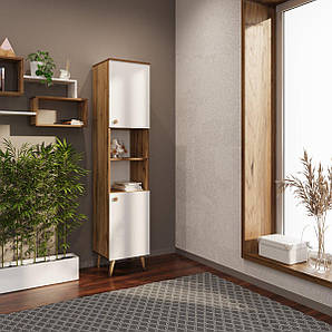 Ліжко дитяче односпальне LION Л-9 з м&#039;якою спинкою і висувними шухлядами 190x90 см Дуб сонома трюфель/Лілі-95 (LION-041492)