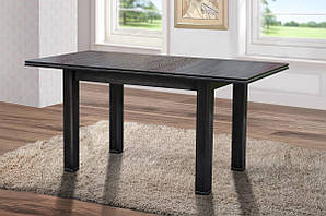 Тумба приліжкова LION Wood з двома шухлядами Самоа Димчастий (чорні ножки) (LION-041361)