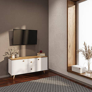 Ліжко дитяче односпальне LION Л-9 з м&#039;якою спинкою і висувними шухлядами 190x90 см Дуб Артизан/Лілі-95 (LION-041489)