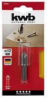 Зенкер по дереву та кольоровому металу 12 мм KWB Вольфрамова сталь Хвостовик 8 мм