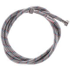 Гнучкий шланг для підключення води Гайка 1/2 - Гайка 1/2 (200 см) Нержавійка