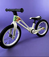 Велобіг Corso білий 14`` NL-19903 складна нейлонова рама, нейлонова вилка, надувні колеса 14’’, в коробці