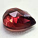 Гранат альмандин натуральний камінь, кабошон для створення прикрас 8х6 мм, фото 3