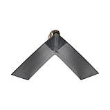 Кельма кутова зовнішня Vectron 80×60×60 мм (19-0-812), для точного формування зовнішніх кутів, фото 2