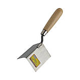 Кельма кутова зовнішня Vectron 80×60×60 мм (19-0-812), для точного формування зовнішніх кутів, фото 4