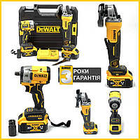 Набір 2в1 DEWALT 36V, 6 А/год (Гайковерт DCF922 + Болгарка DCG413) Акумуляторний набір ушм і гайковерт у кейсі ij
