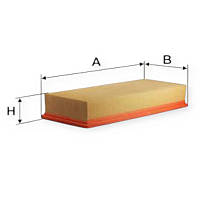 Фільтр повітряний Audi 80 1.6-1.8-2.0 (80-91), Volkswagen Golf II 1.6D-TD, Passat B2 ( WIX) WIX FILTERS