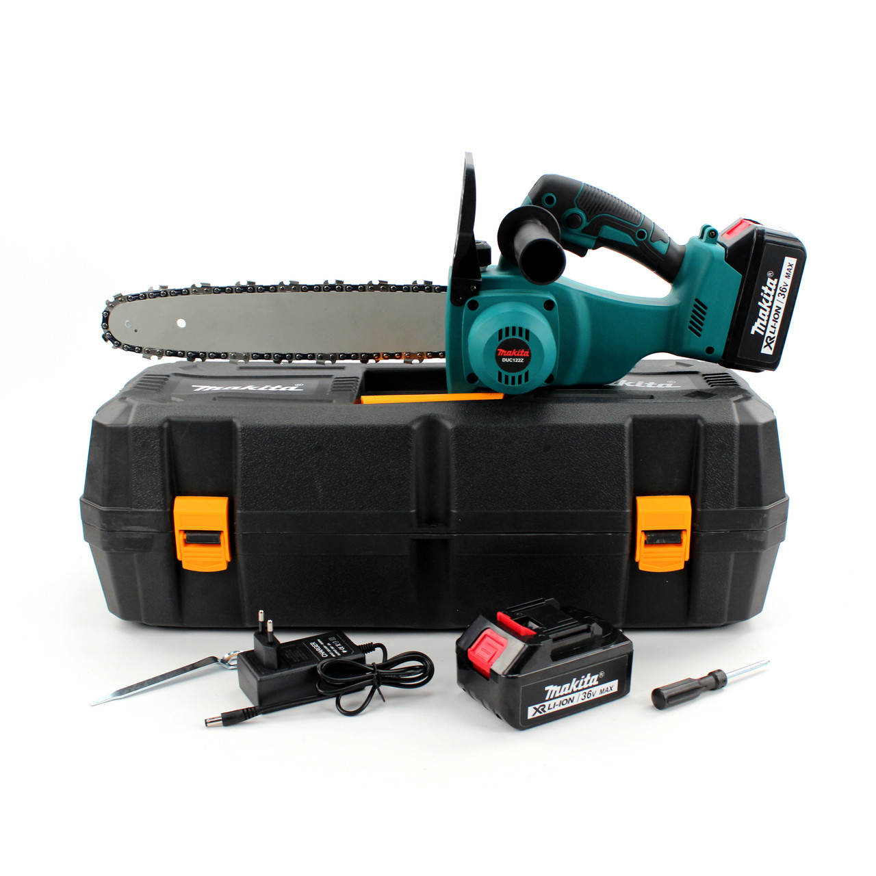 Акумуляторна ланцюгова пила Makita DUC122Z (36V, 6Ah) Китай. АКБ пила Макіта