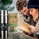 Термос для чаю кава 1000 мл сталевий (LB-181145), фото 6