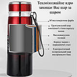 Термос для чаю кава 1000 мл сталевий (LB-181145), фото 10