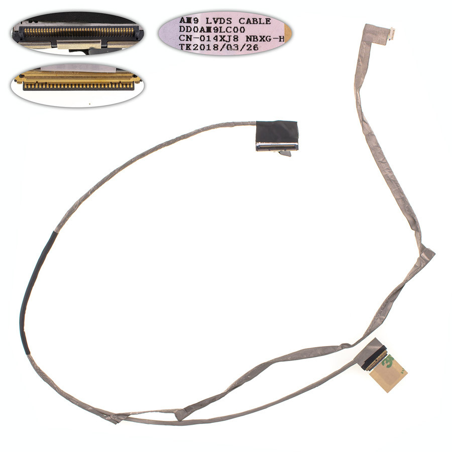 Шлейф матриці для ноутбука Dell (Inspiron: 7557, 7559, 7000), non touch, 30pin (dd0am9Lc010), фото 1
