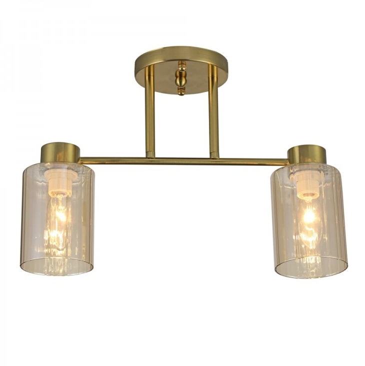Люстра Ardero OSTIN GOLD на 2 плафони 40х12 см L1320-2, фото 1