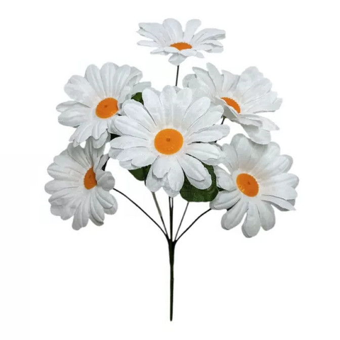 Штучні квіти букет ромашки 33 см (30 шт. в уп.), фото 1