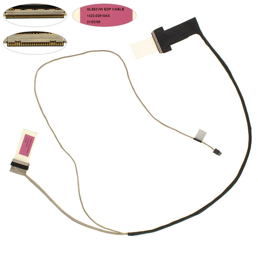 Шлейф матрицы для ноутбука ASUS (GL552VW/jx/j/v/vl ZX50J/JX/VW/VX 40pin,30pin), (1422-02820as), фото 1