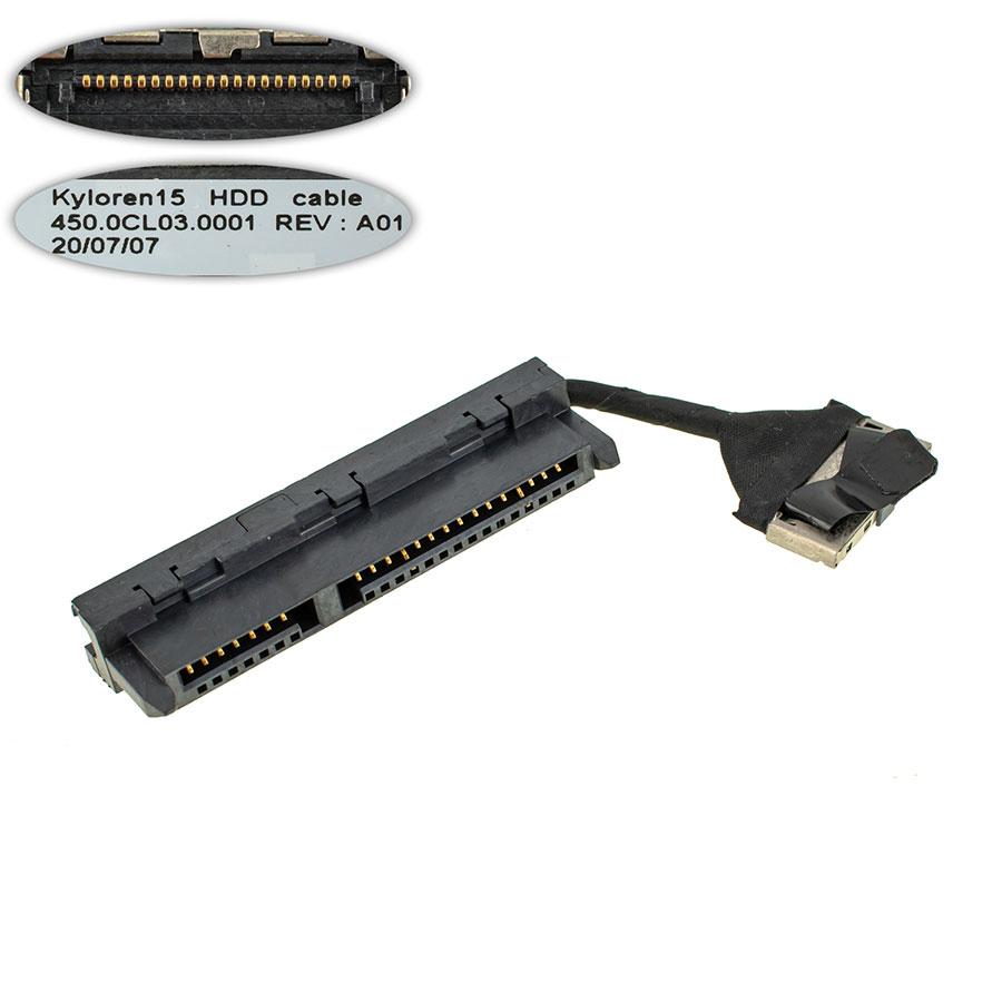 Шлейф жорсткого диска SSD/HDD для ноутбука DELL (15-7570 7573 7580 p70f), (450.0CL03.0001), фото 1