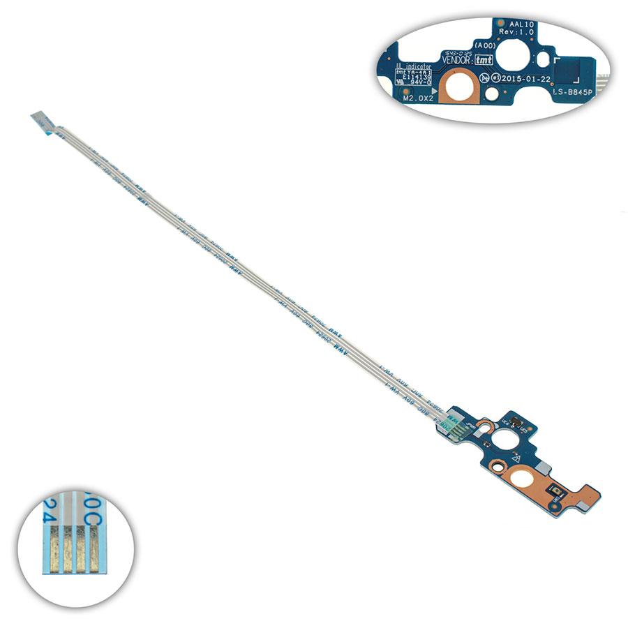 Плата з кнопкою включення для ноутбуку DELL (DELL 5755 5758 5759 5455), (LS-B845P), фото 1