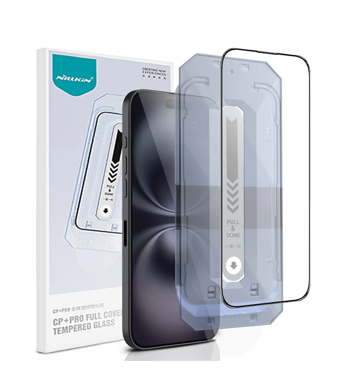 Захисне скло Nillkin Amazing CP+ PRO Full Glue для Apple iPhone 16 Pro Max 2024 6.9'' Black (0.25 mm) з аплікатором