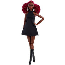 Лялька Барбі Базова Висока темношкіра руде волосся Модель 3 Barbie Signature Basics JBH75